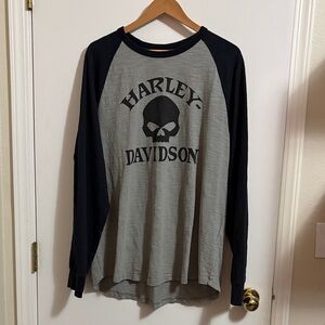 Harley-Davidson Gray Textured Shirt